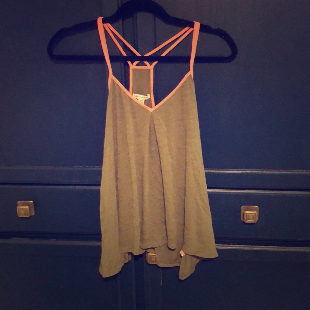 Two Tone Flowy Tank